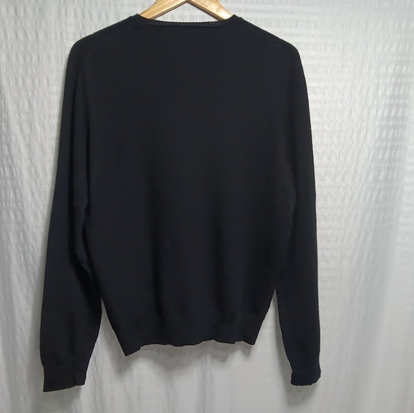 Calvin Klien v neck 💯 Extra Fine Merino wool Ladies Sweater.  Size L - Picture 4 of 8